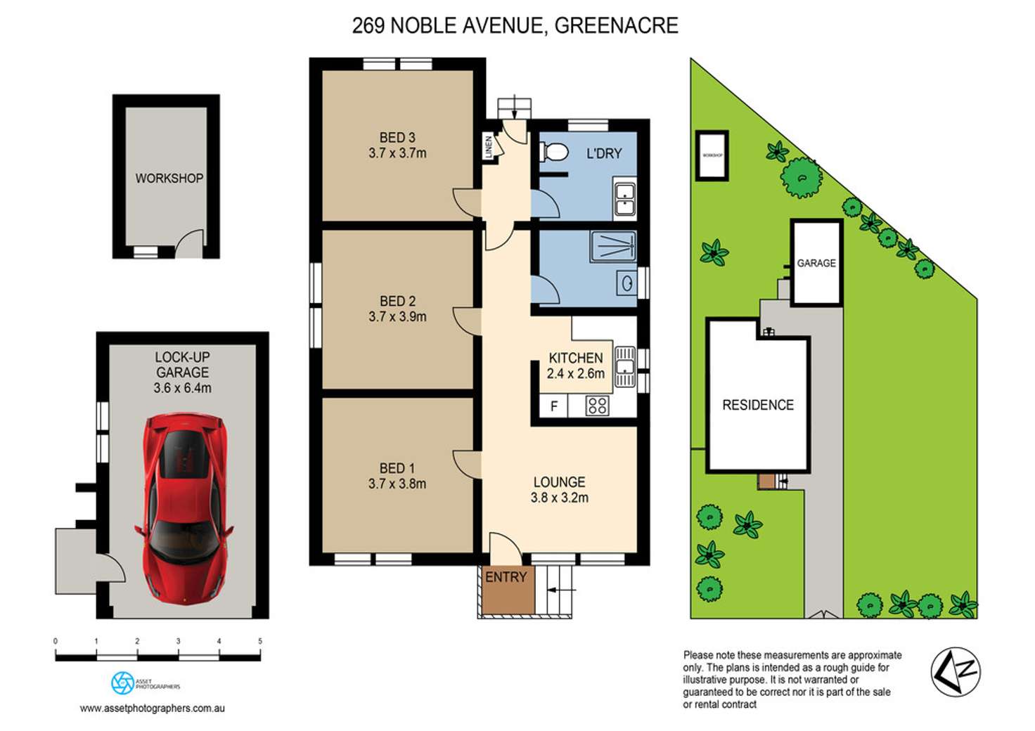 Floorplan of Homely house listing, 269 Noble Avenue, Greenacre NSW 2190