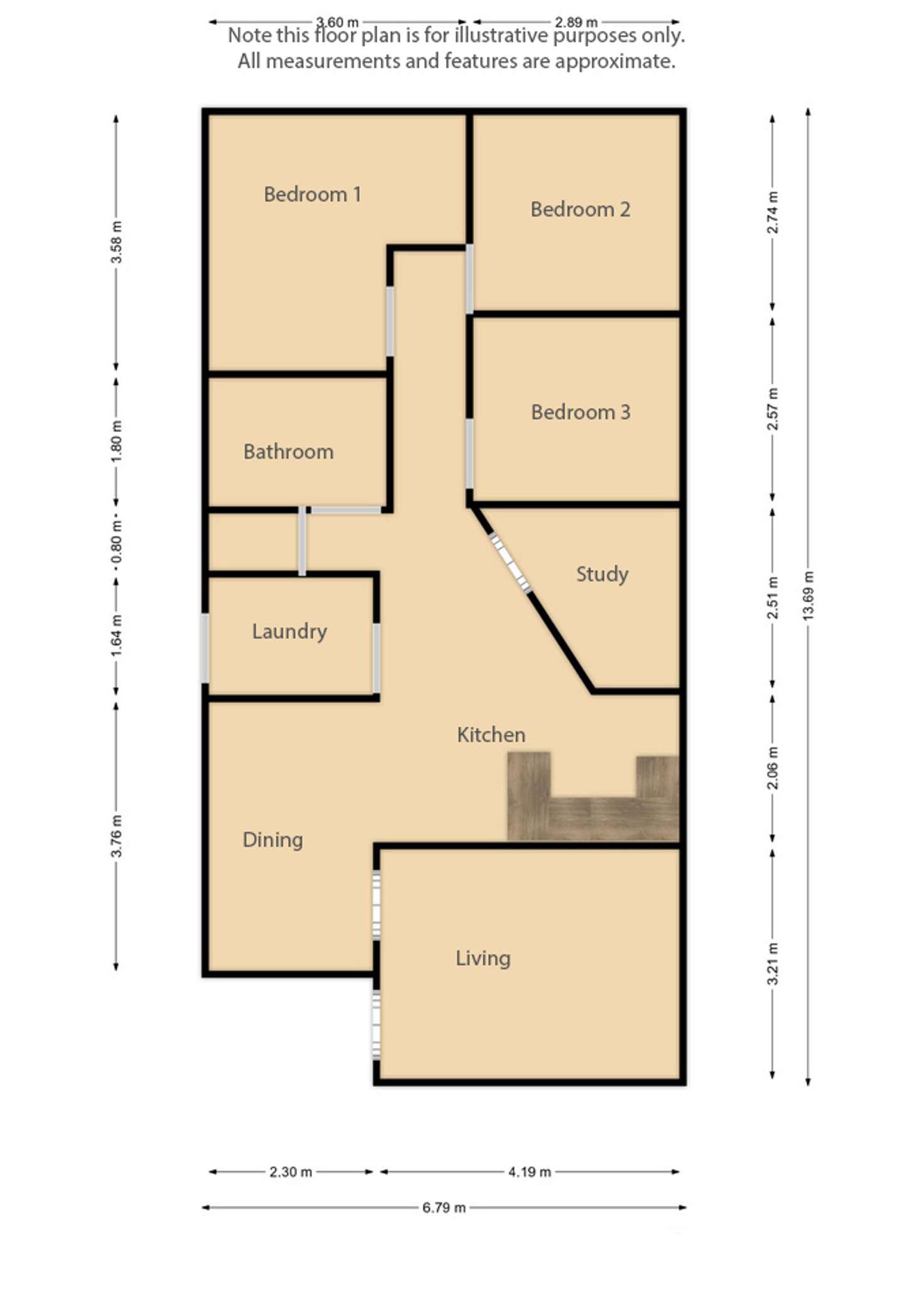Floorplan of Homely house listing, 18 Allingham Place, Goonellabah NSW 2480