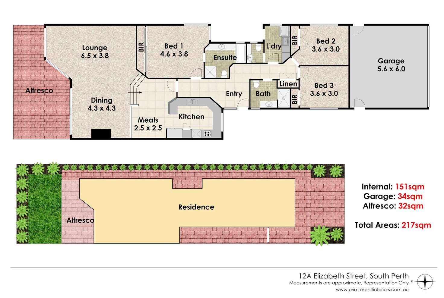 Floorplan of Homely house listing, 12A Elizabeth Street, South Perth WA 6151