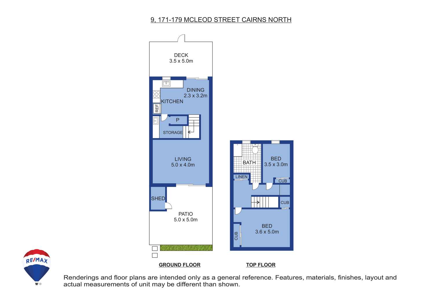 Floorplan of Homely unit listing, 9/171-179 McLeod Street, Cairns North QLD 4870