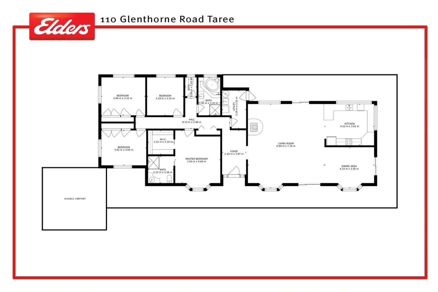 Floorplan of Homely lifestyle listing, 110 Glenthorne Road, Glenthorne NSW 2430