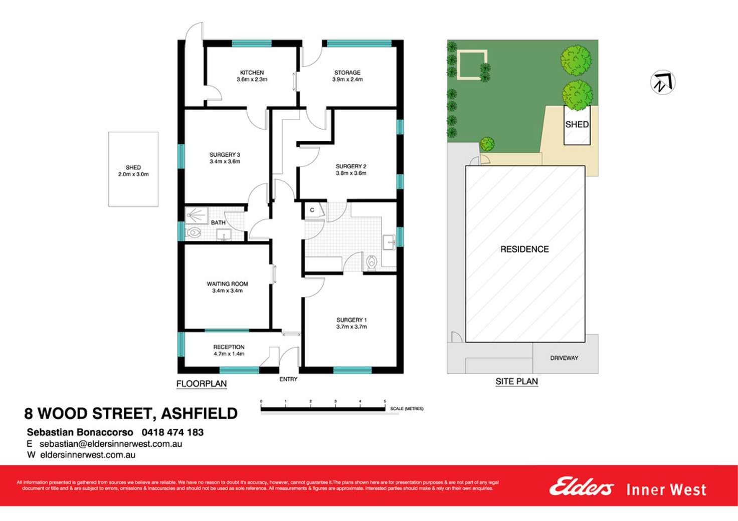 Floorplan of Homely house listing, 8 Wood Street, Ashfield NSW 2131