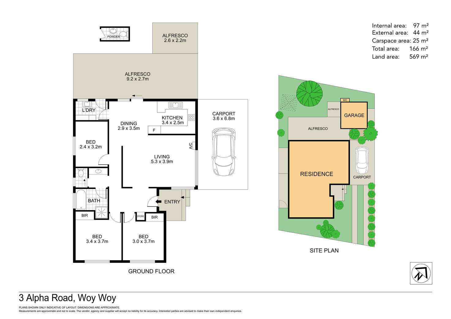 Floorplan of Homely house listing, 3 Alpha Road, Woy Woy NSW 2256