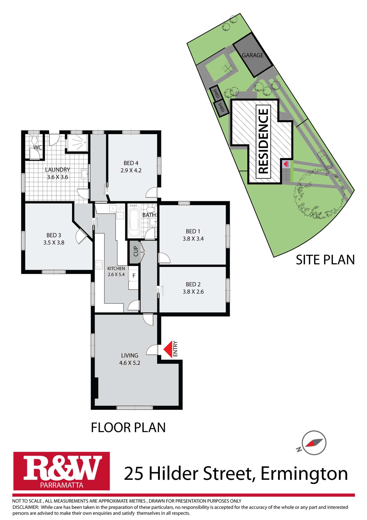 Floorplan of Homely house listing, 25 Hilder Road, Ermington NSW 2115