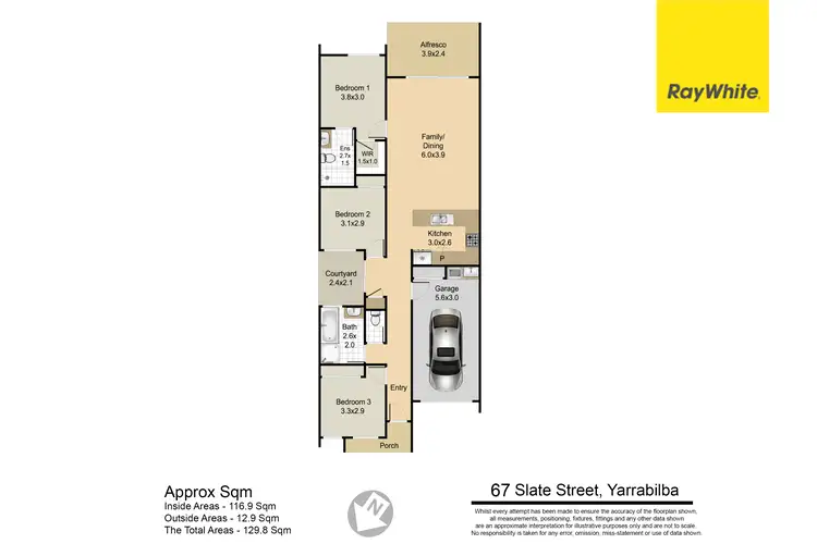 Floorplan of Homely house listing, 67 Slate Street, Yarrabilba QLD 4207