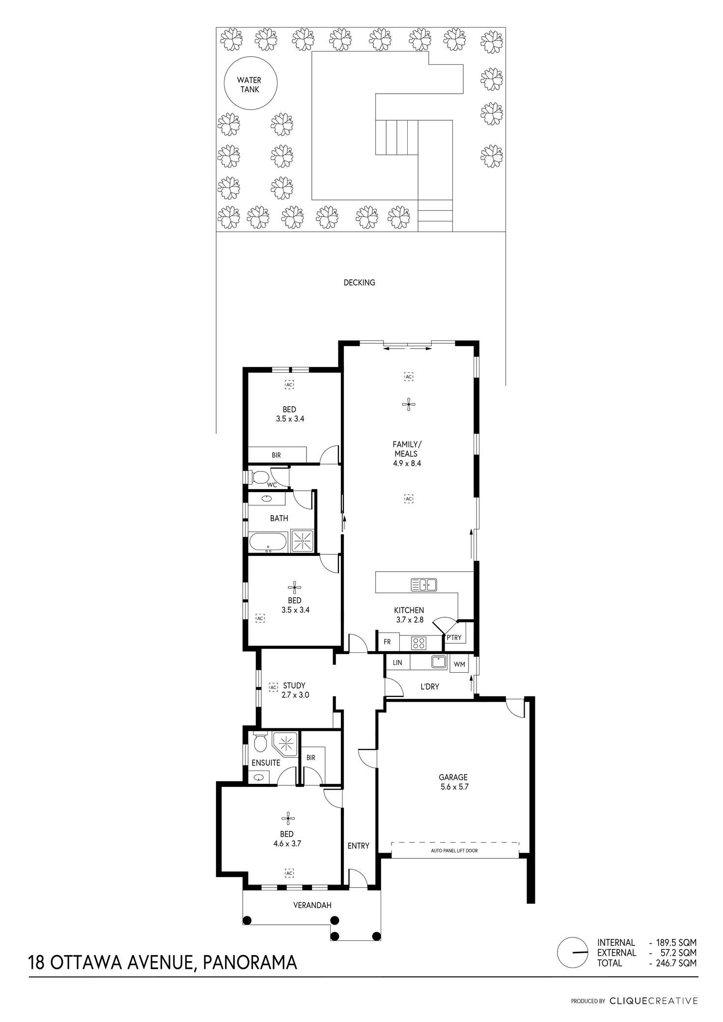 Floorplan of Homely house listing, 18 Ottawa Avenue, Panorama SA 5041