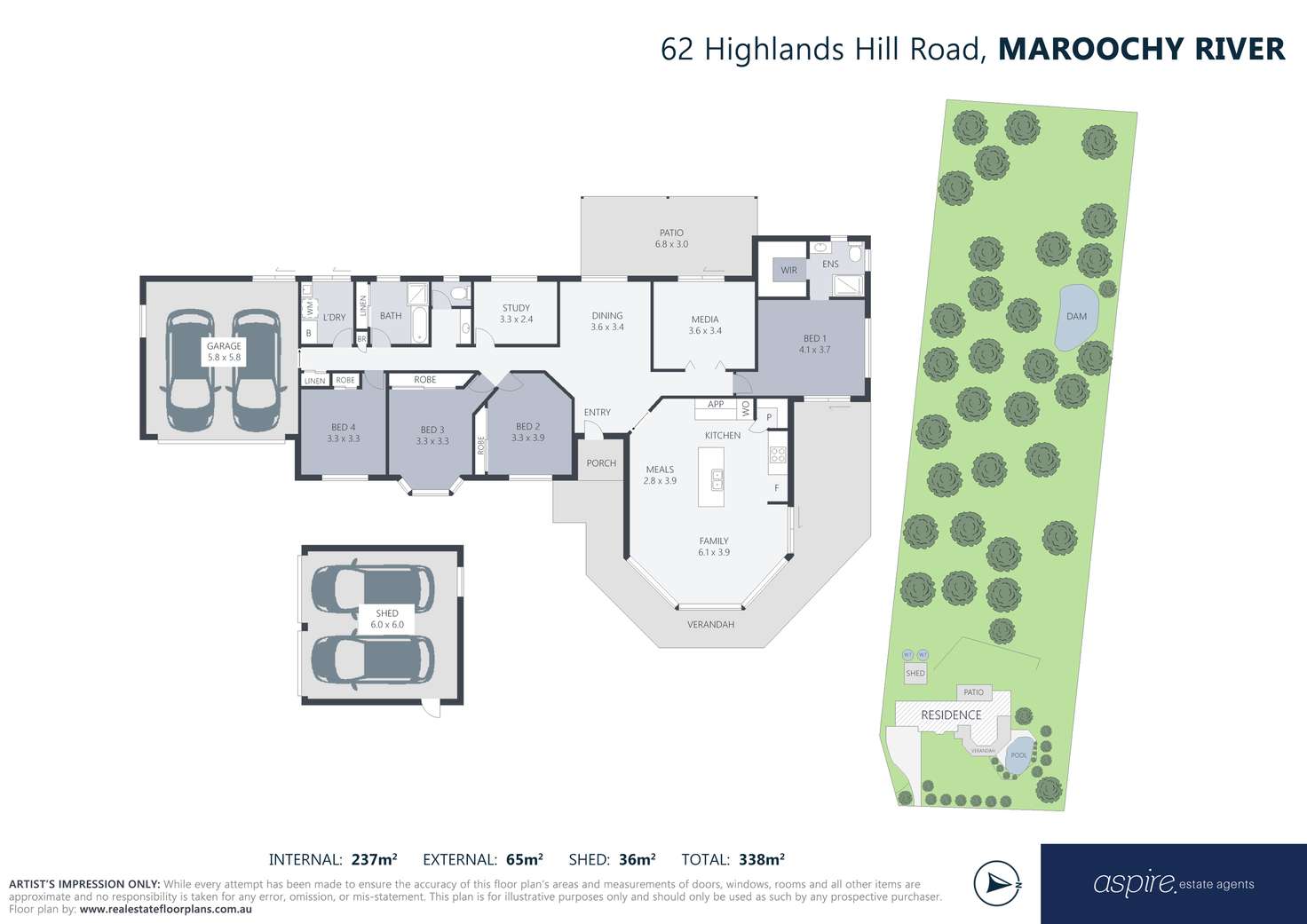 Floorplan of Homely house listing, 62 Highlands Hill Road, Maroochy River QLD 4561