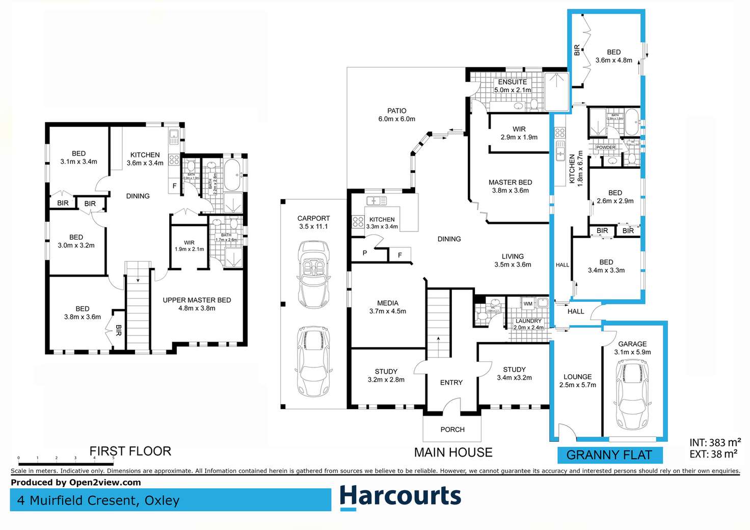 Floorplan of Homely house listing, 4 Muirfield Crescent, Oxley QLD 4075