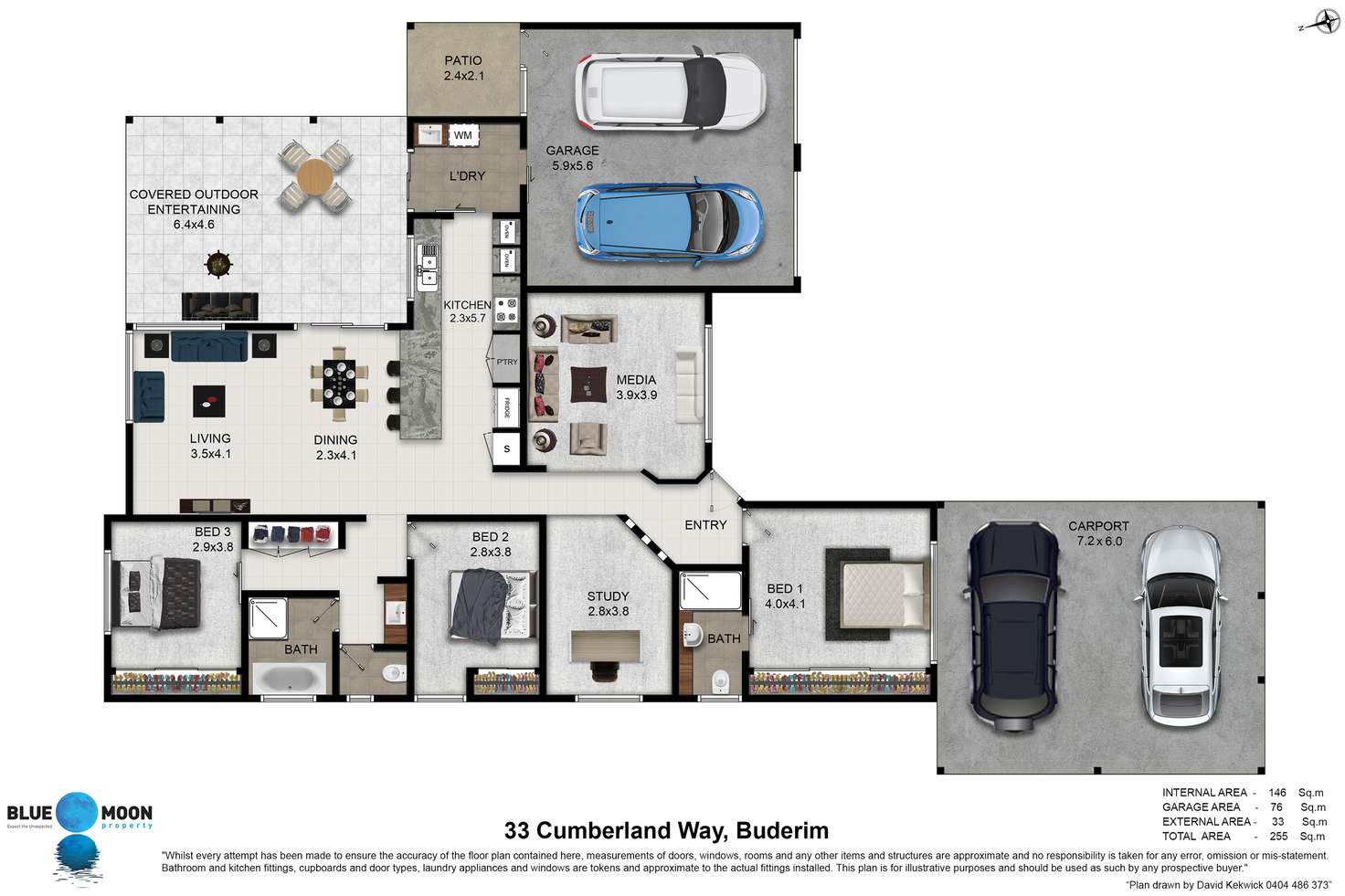 Floorplan of Homely house listing, 33 Cumberland Way, Buderim QLD 4556