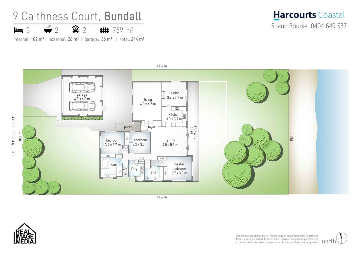 Floorplan of Homely house listing, 9 Caithness Court, Bundall QLD 4217