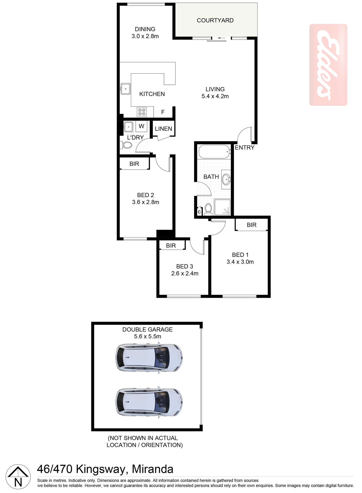 Floorplan of Homely apartment listing, 46/474-482 Kingsway, Miranda NSW 2228