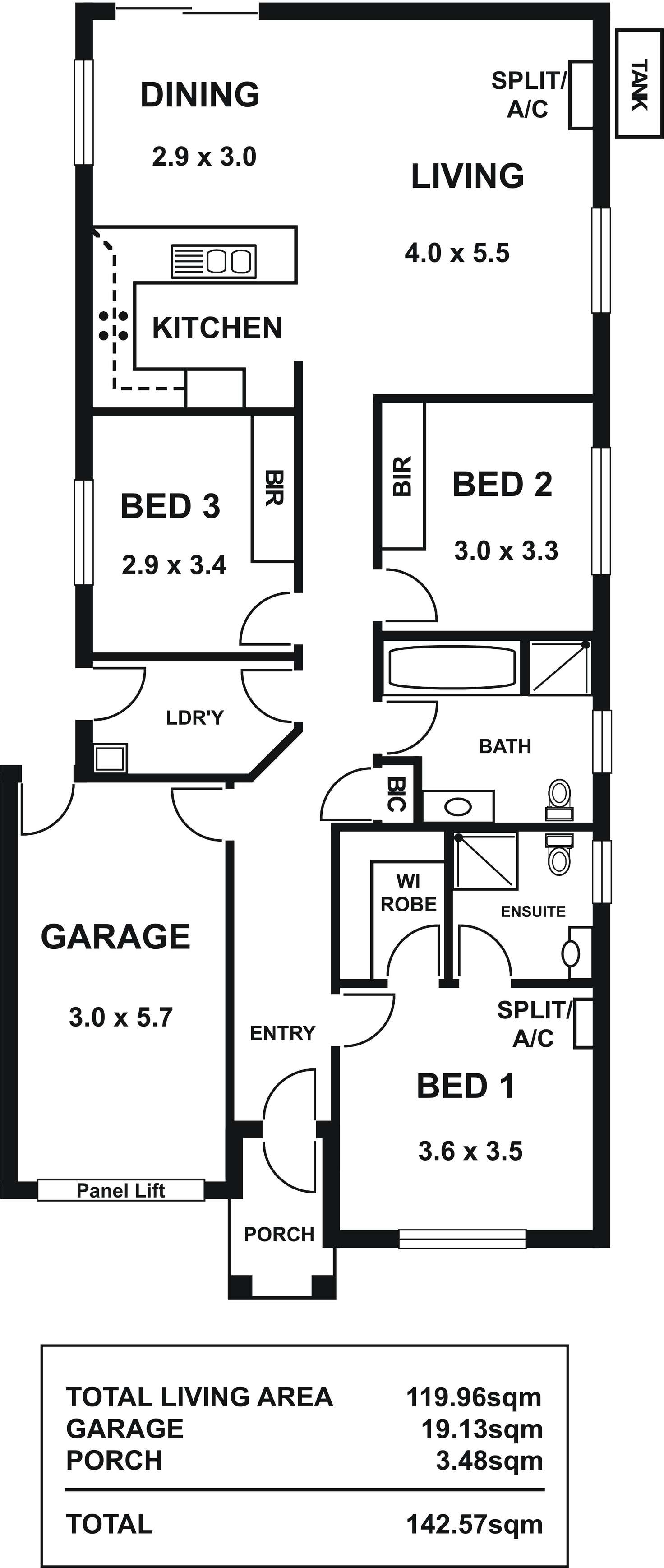 Floorplan of Homely house listing, 8 Kari Crescent, Huntfield Heights SA 5163