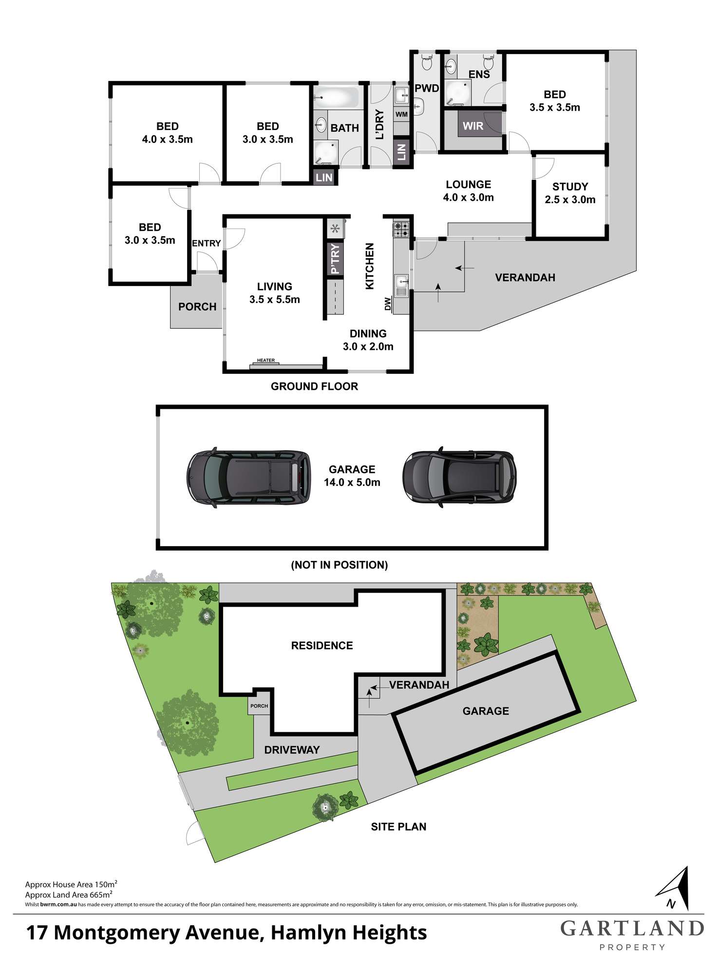 Floorplan of Homely house listing, 17 Montgomery Avenue, Hamlyn Heights VIC 3215