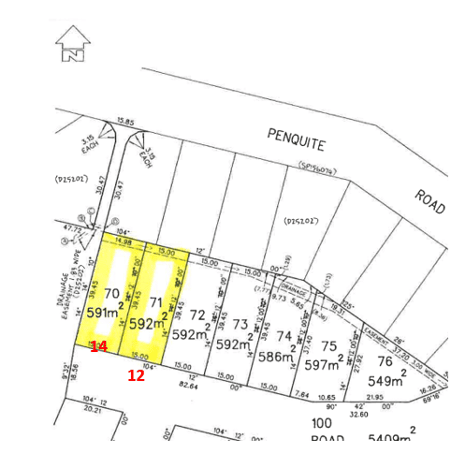Floorplan of Homely residentialLand listing, 14 Marion Avenue, Newstead TAS 7250