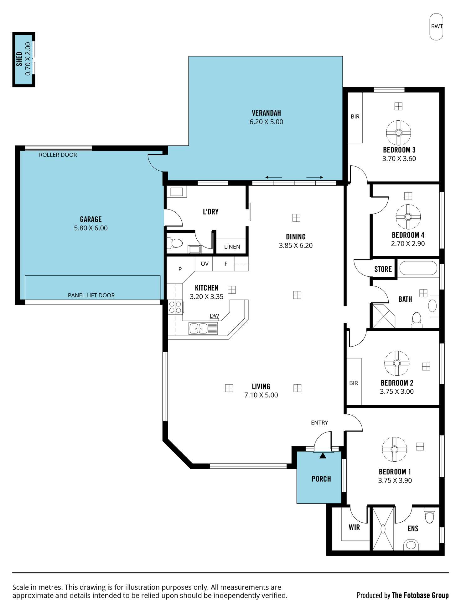 Floorplan of Homely house listing, 1b Ferry Avenue, Plympton Park SA 5038
