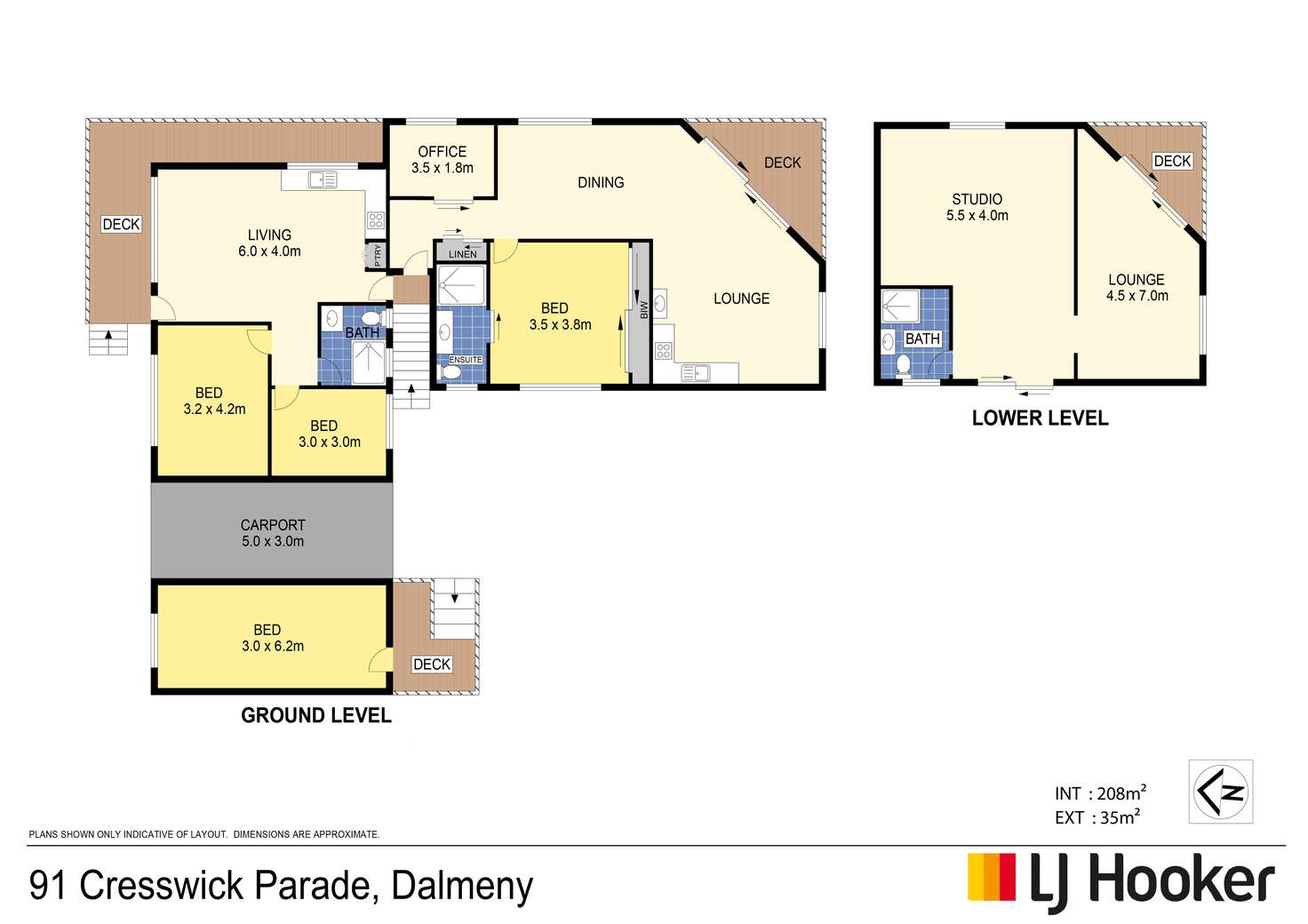 Floorplan of Homely house listing, 91 Cresswick Parade, Dalmeny NSW 2546