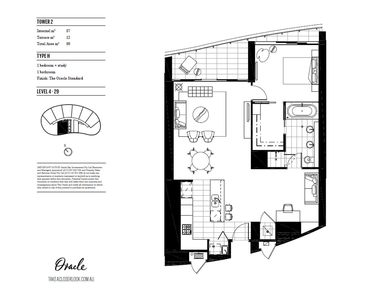Floorplan of Homely apartment listing, 20601/21 Elizabeth Avenue, Broadbeach QLD 4218