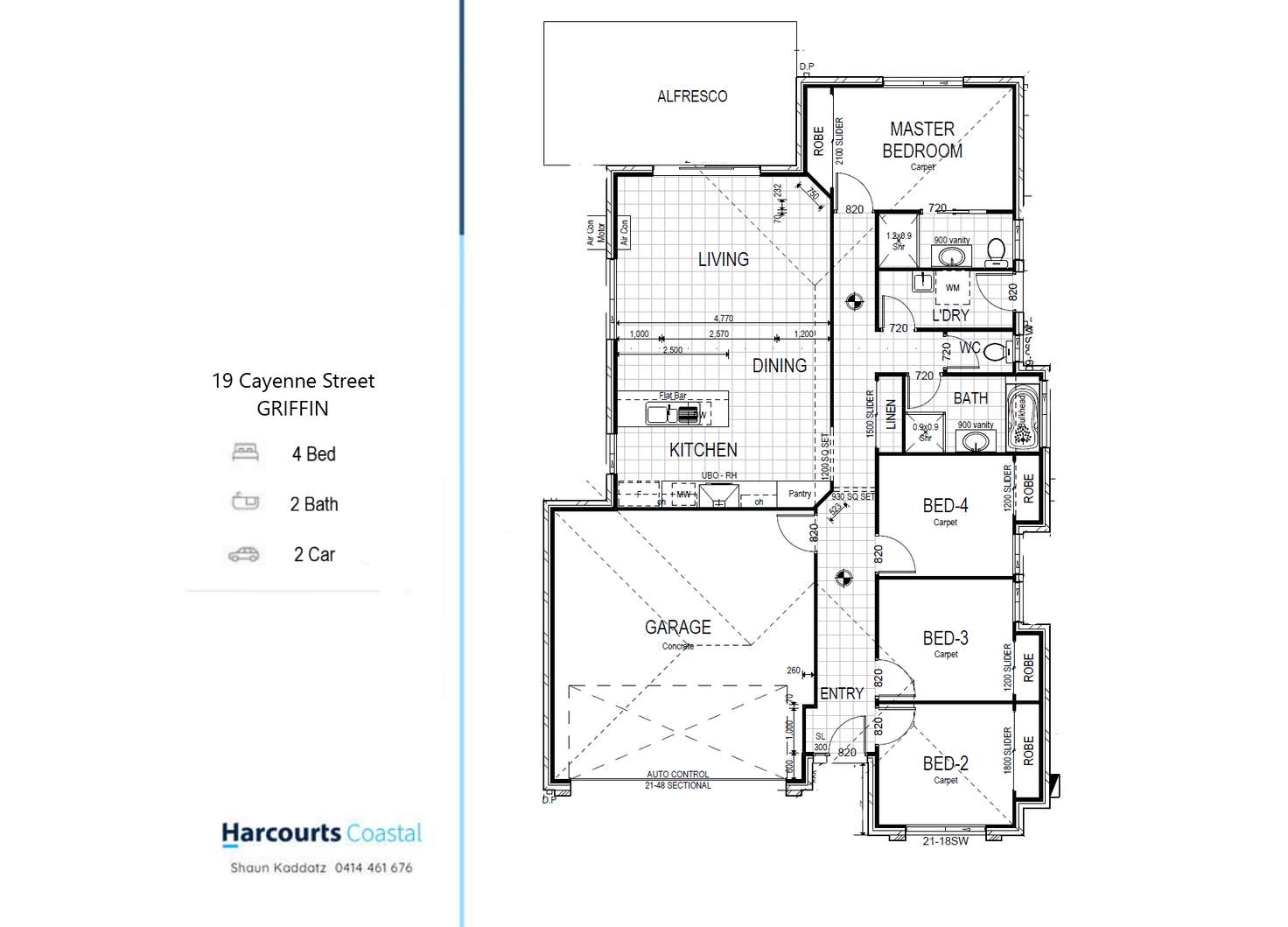 Floorplan of Homely house listing, 19 Cayenne Street, Griffin QLD 4503