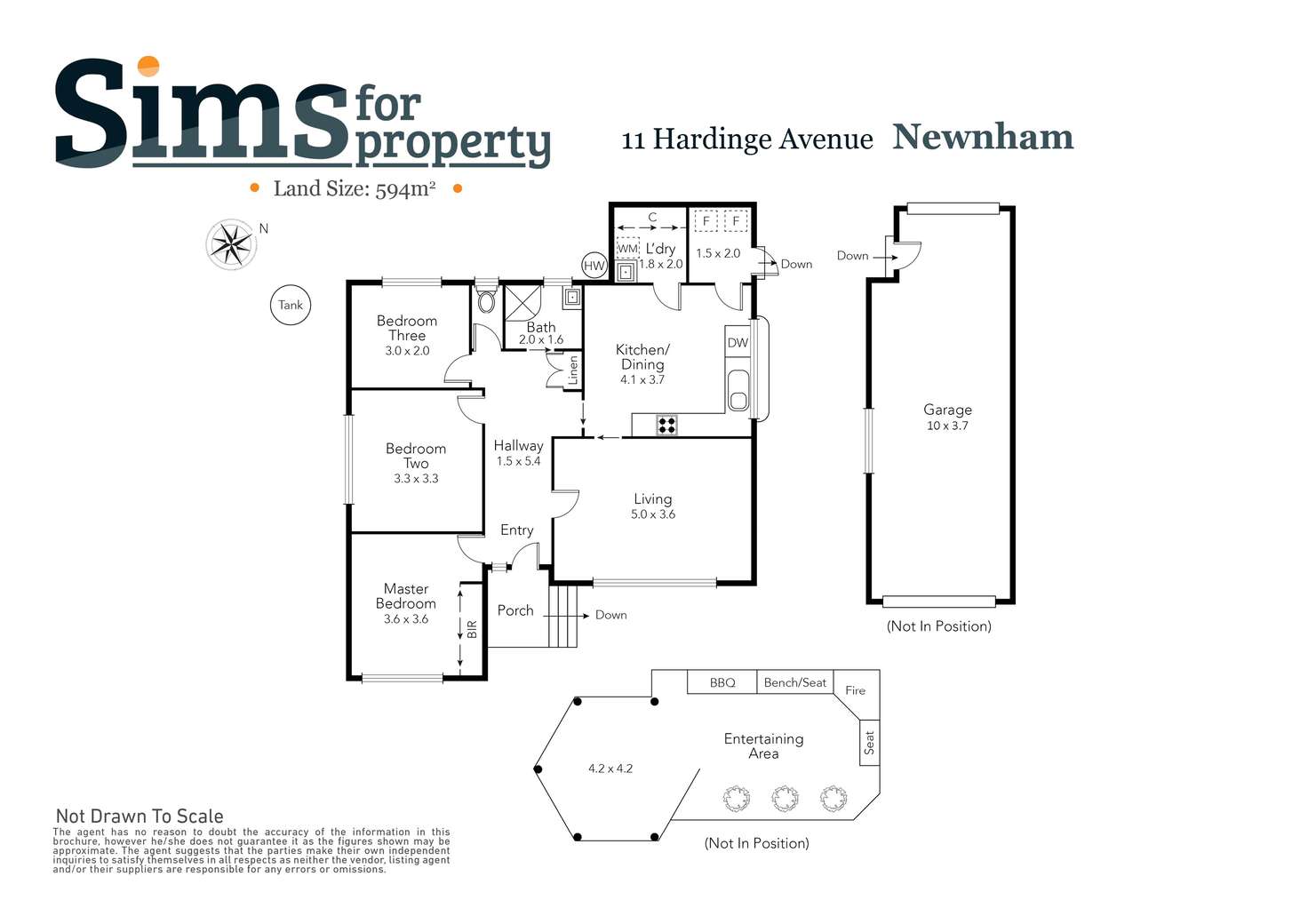 Floorplan of Homely house listing, 11 Hardinge Avenue, Newnham TAS 7248