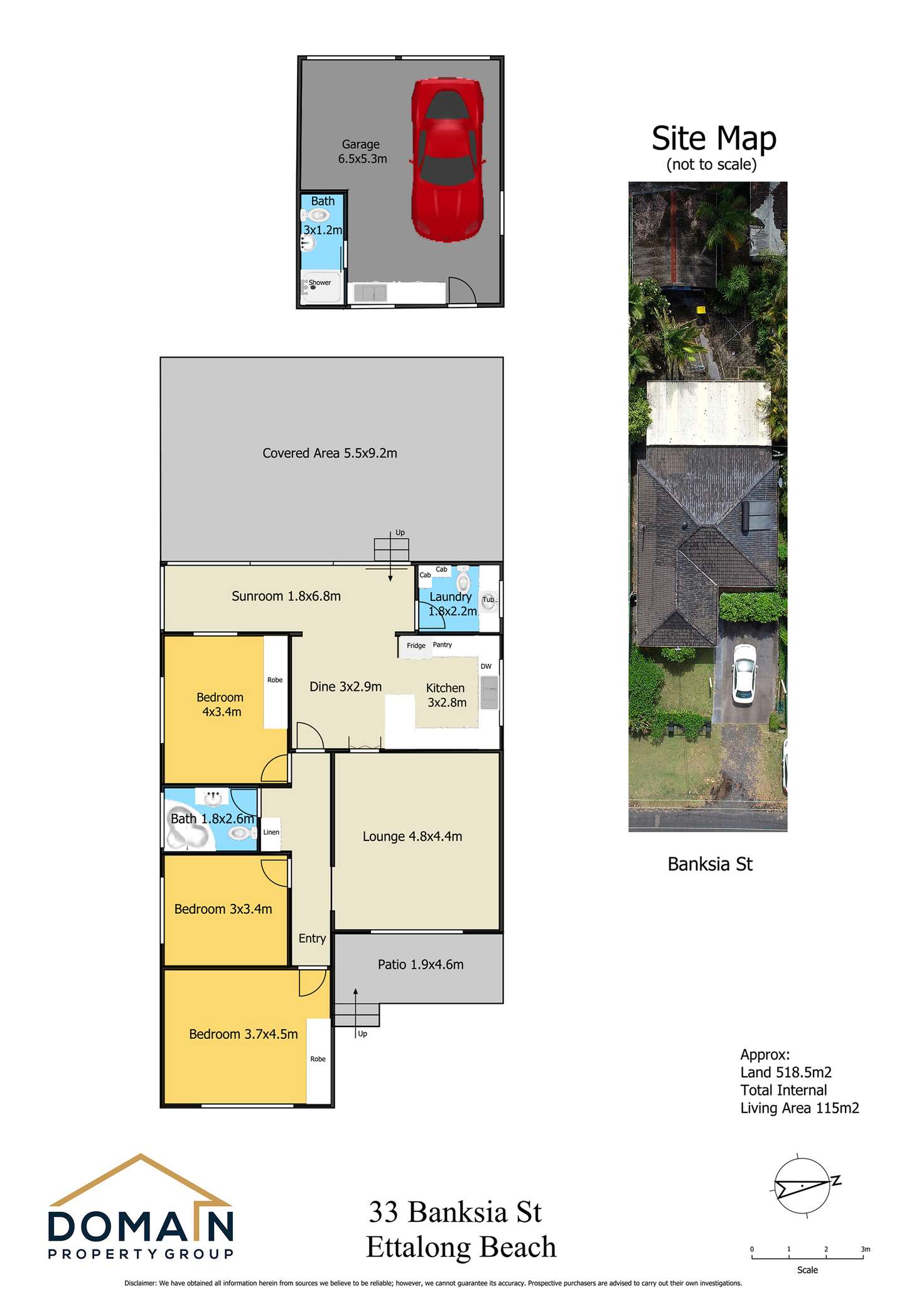 Floorplan of Homely house listing, 33 Banksia Street, Ettalong Beach NSW 2257