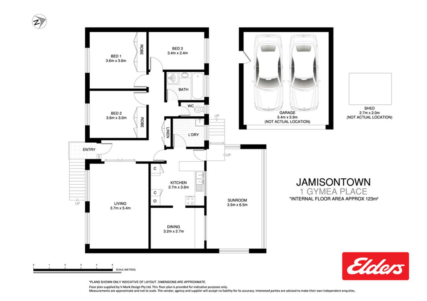 Floorplan of Homely house listing, 1 Gymea Place, Jamisontown NSW 2750