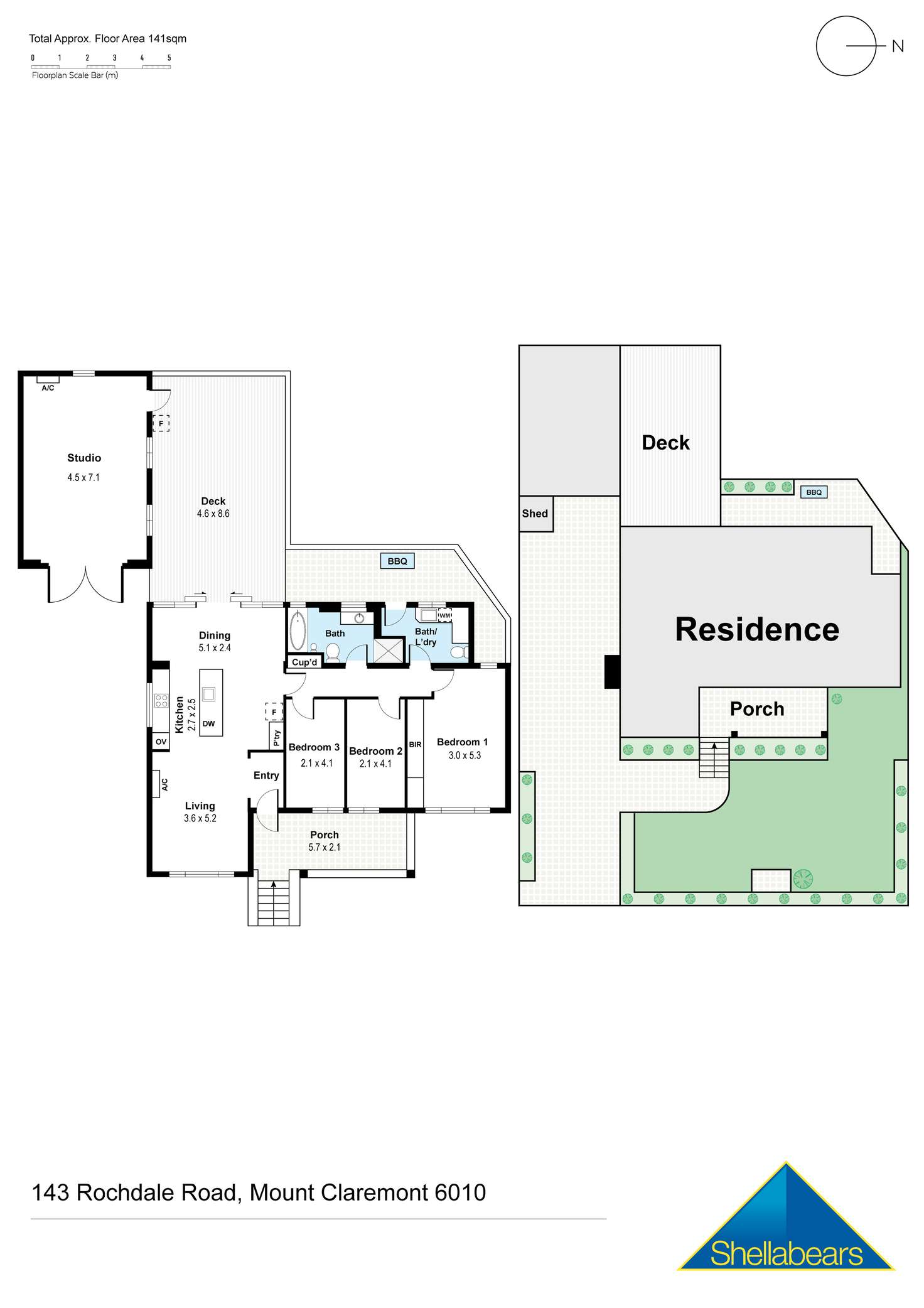 Floorplan of Homely house listing, 143 Rochdale Road, Mount Claremont WA 6010