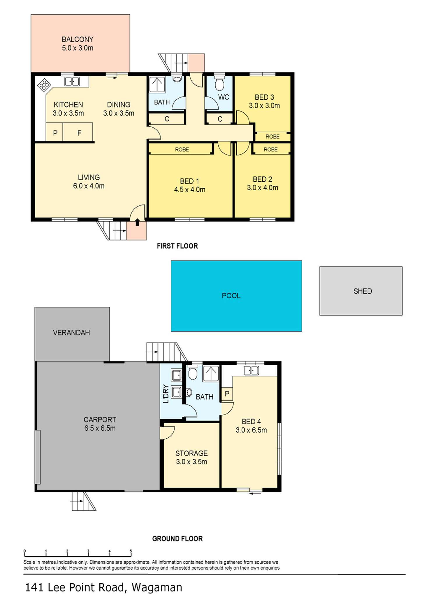 Floorplan of Homely house listing, 141 Lee Point Road, Wagaman NT 810