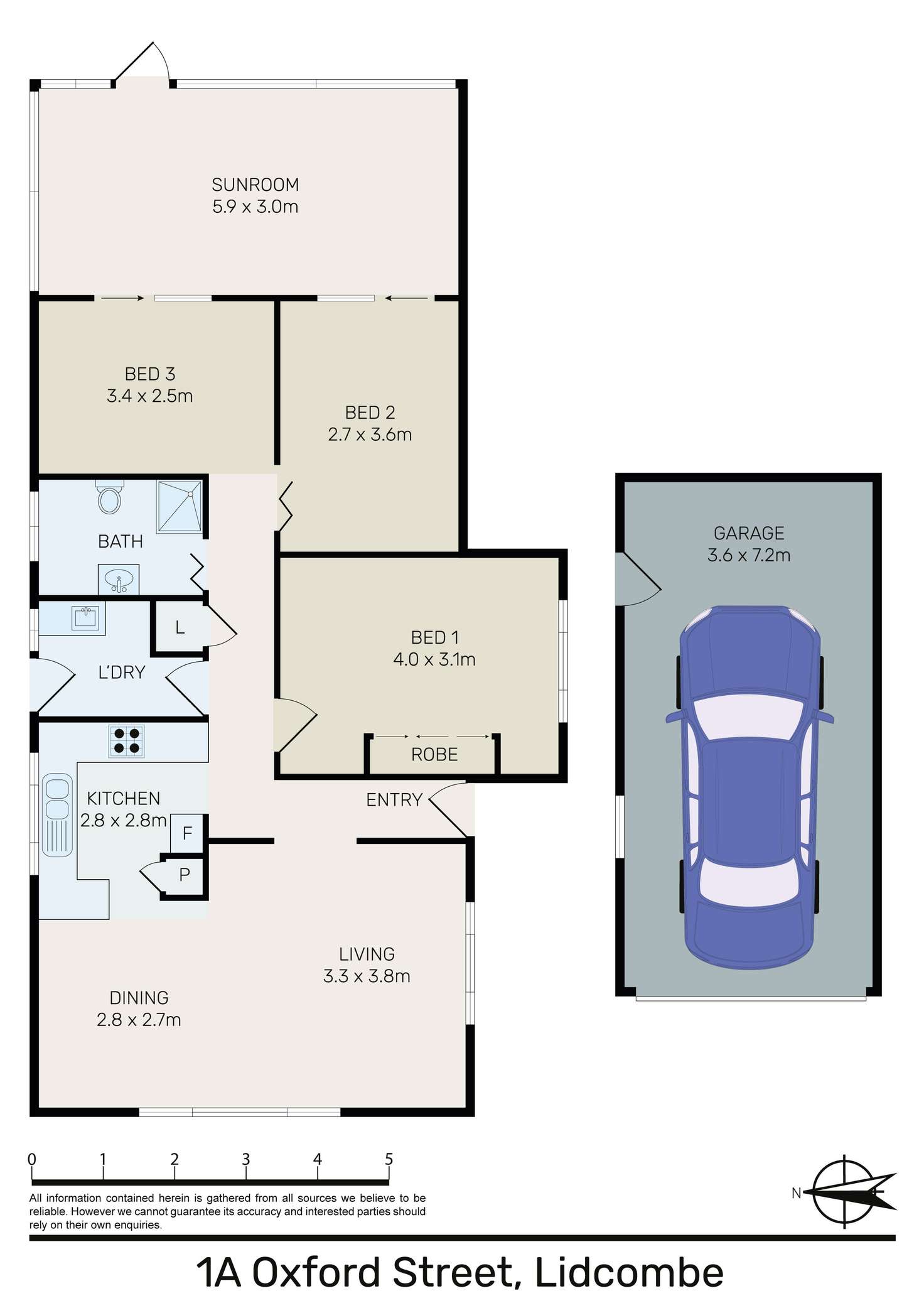 Floorplan of Homely house listing, 1A OXFORD STREET, Lidcombe NSW 2141