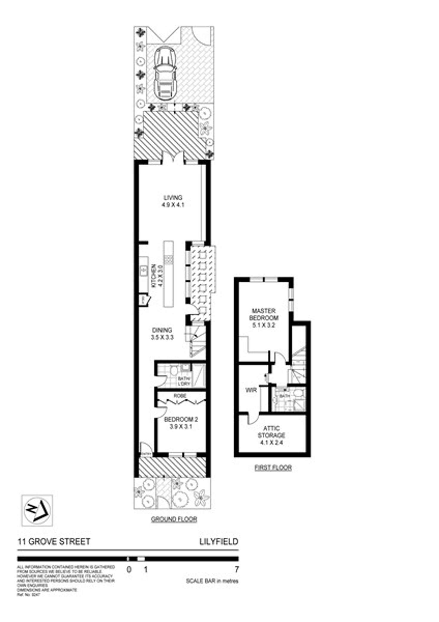 Floorplan of Homely house listing, 11 Grove Street, Lilyfield NSW 2040