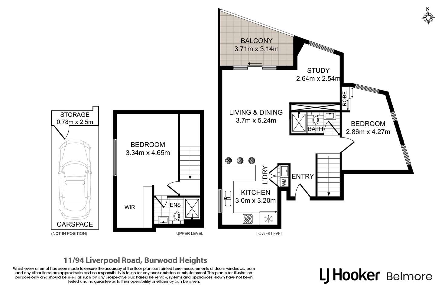 Floorplan of Homely apartment listing, 11/94 Liverpool Road, Burwood Heights NSW 2136