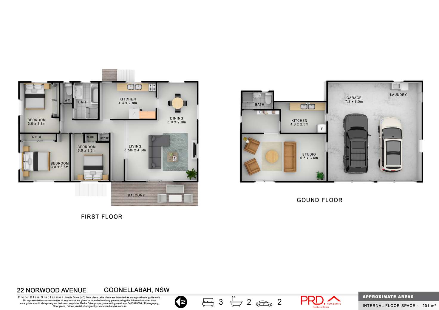 Floorplan of Homely house listing, 22 Norwood Avenue, Goonellabah NSW 2480