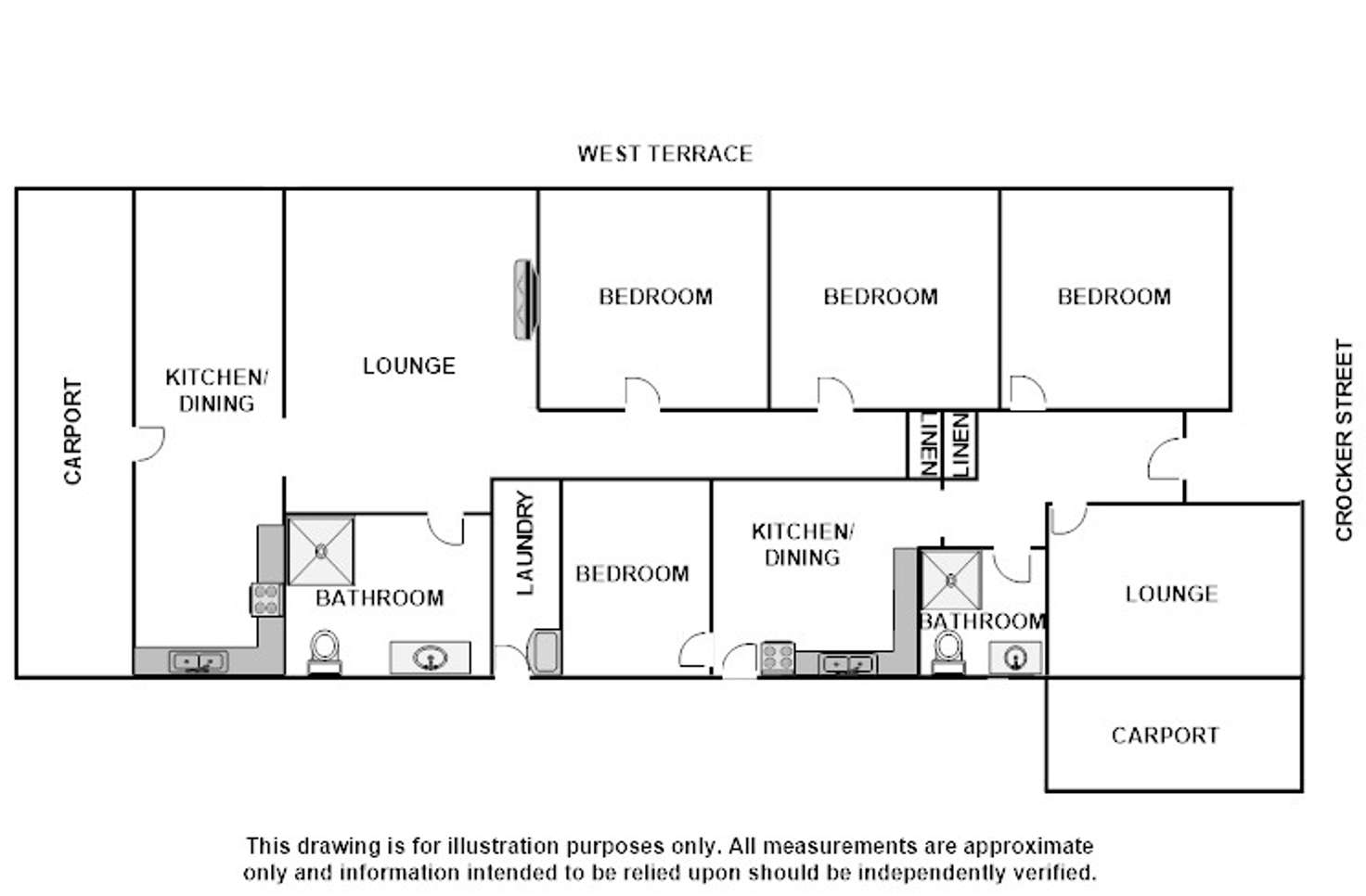 Floorplan of Homely blockOfUnits listing, 22 Crocker Street, Bordertown SA 5268