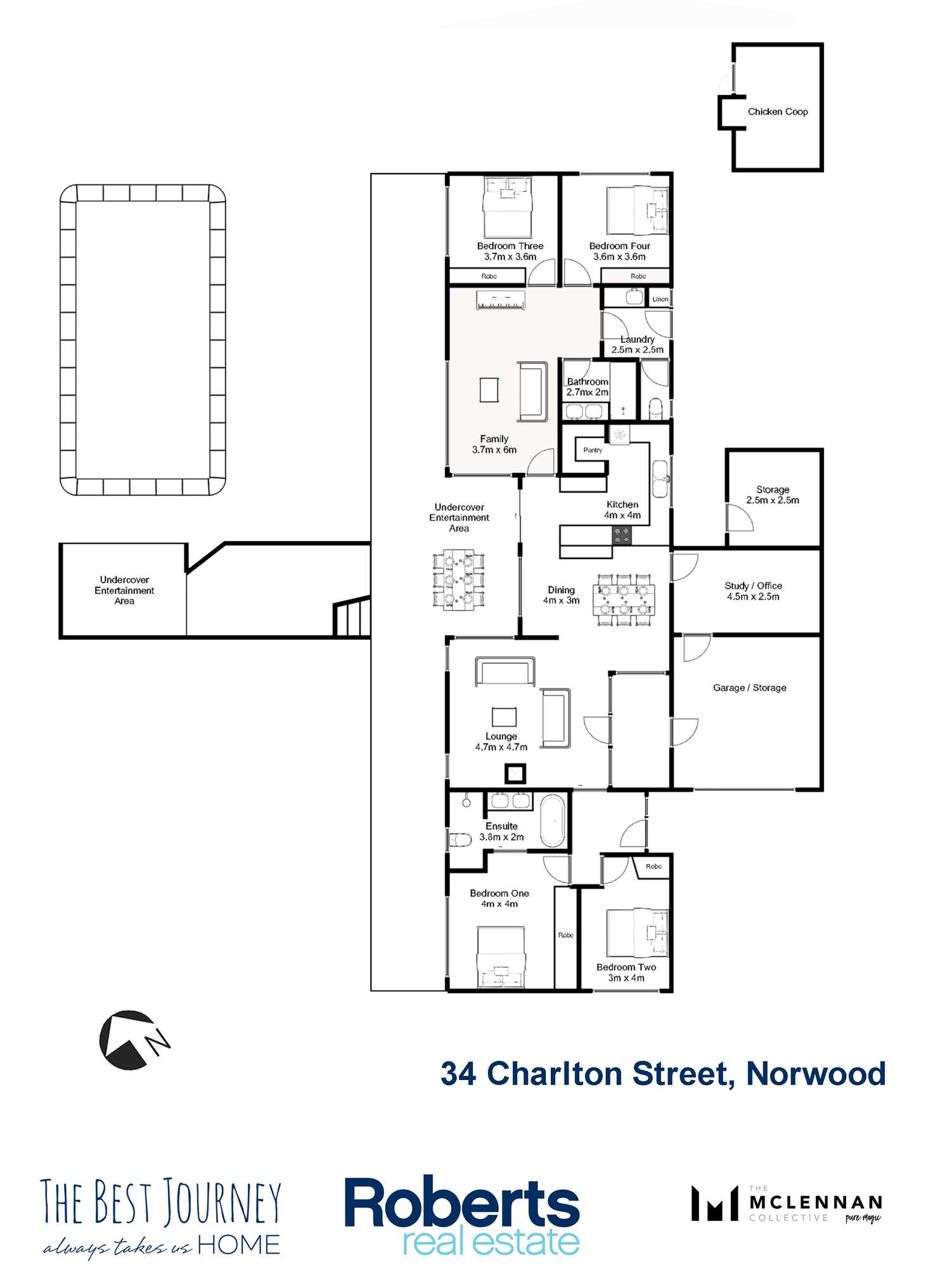 Floorplan of Homely house listing, 34 Charlton Street, Norwood TAS 7250