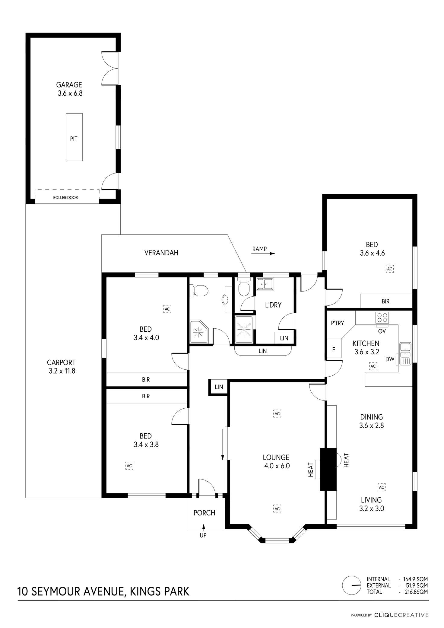 Floorplan of Homely house listing, 10 Seymour Avenue, Kings Park SA 5034