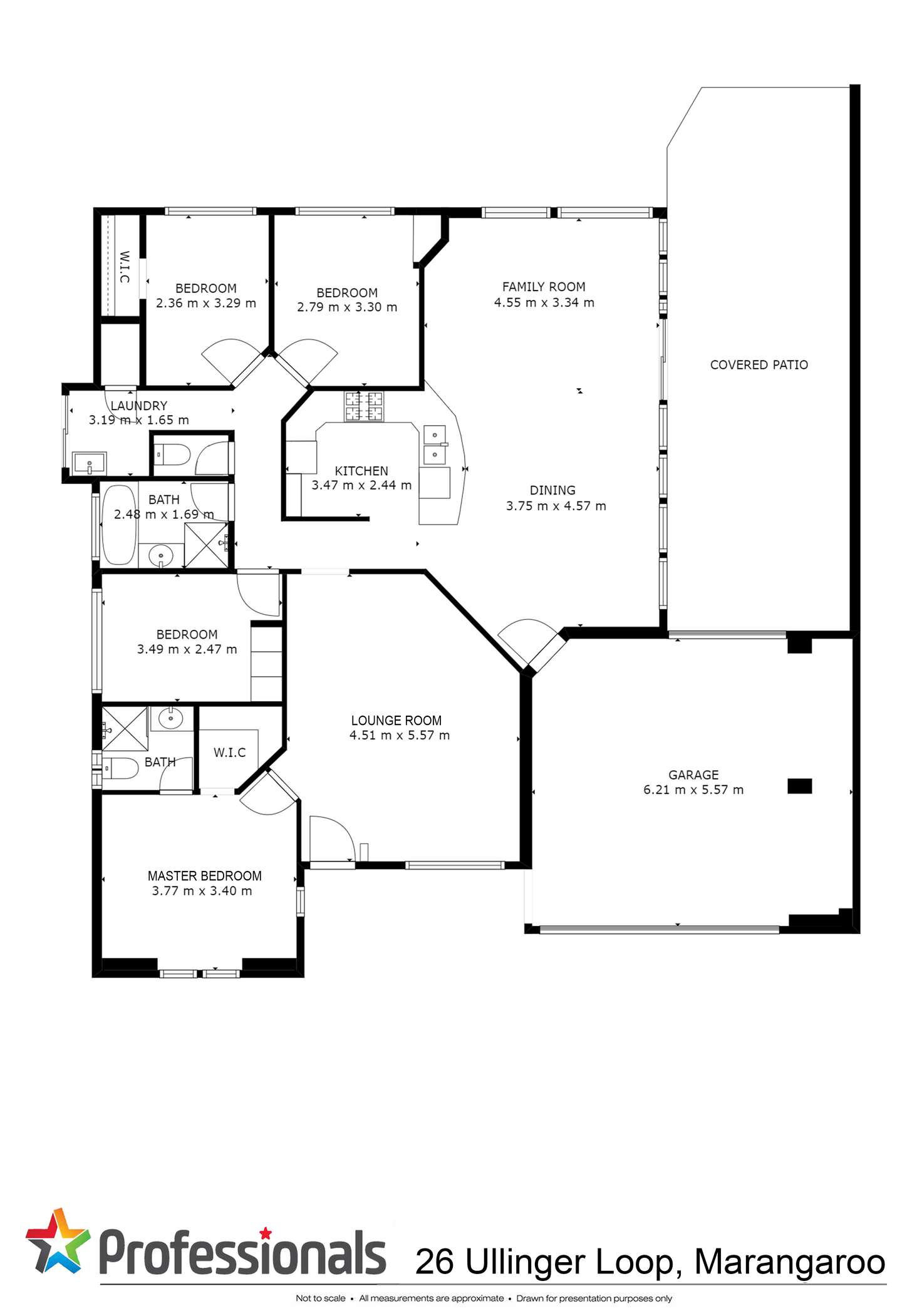Floorplan of Homely house listing, 26 Ullinger Loop, Marangaroo WA 6064