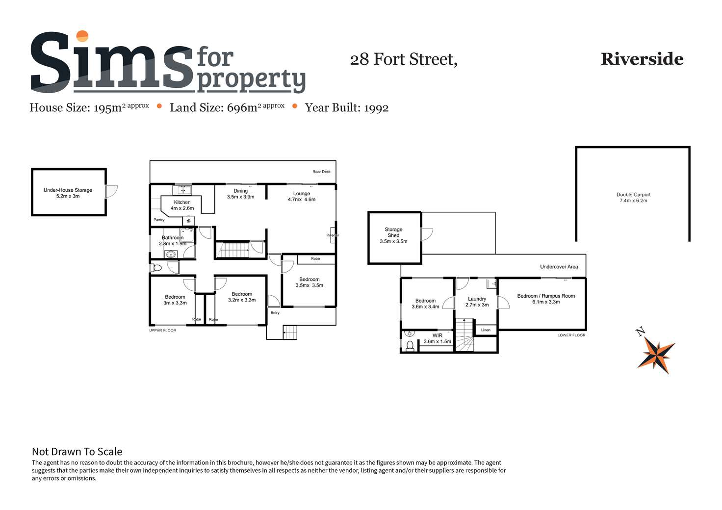 Floorplan of Homely house listing, 28 Fort Street, Riverside TAS 7250