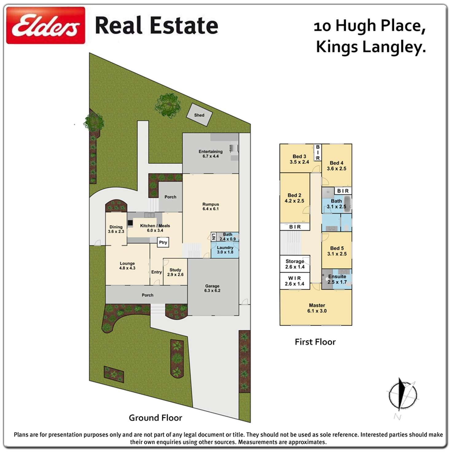 Floorplan of Homely house listing, 10 Hugh Place, Kings Langley NSW 2147
