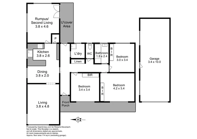 Floorplan of Homely house listing, 2 Wayne Street, Devonport TAS 7310
