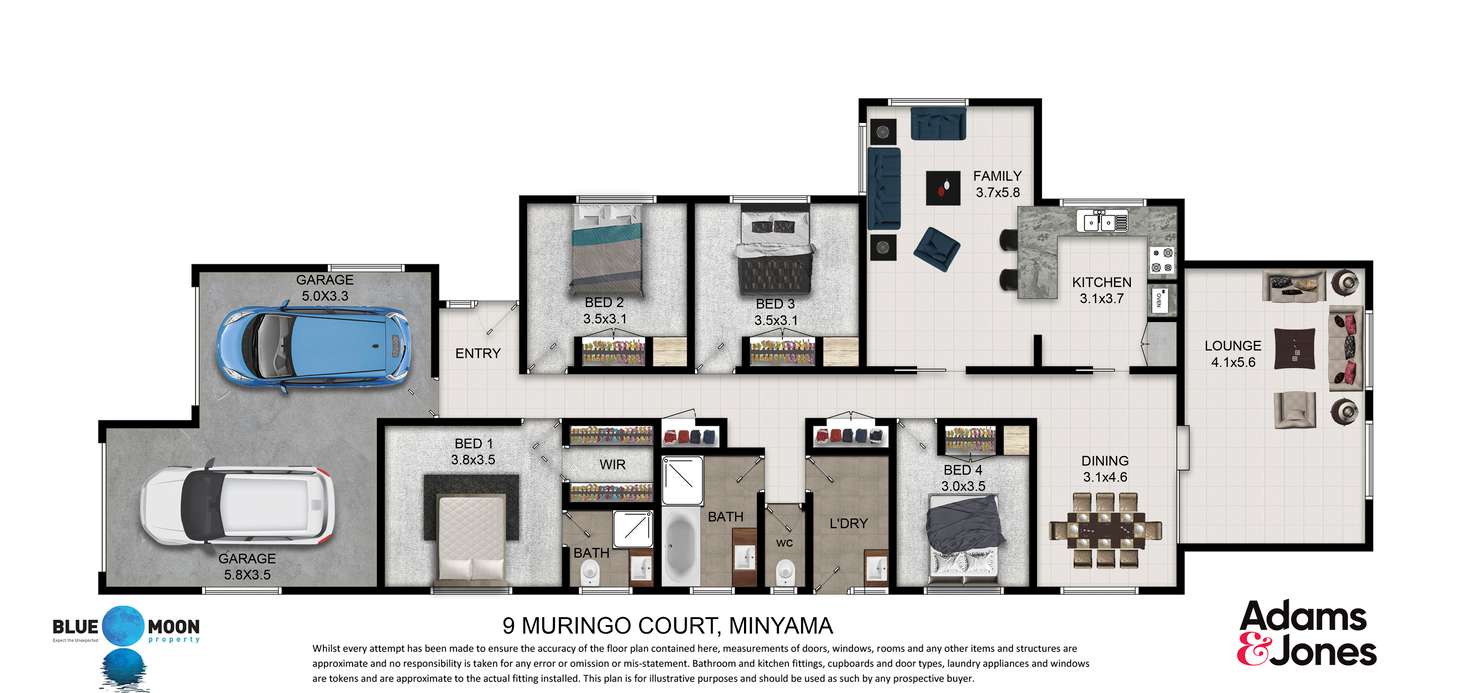 Floorplan of Homely house listing, 9 Muringo Court, Minyama QLD 4575