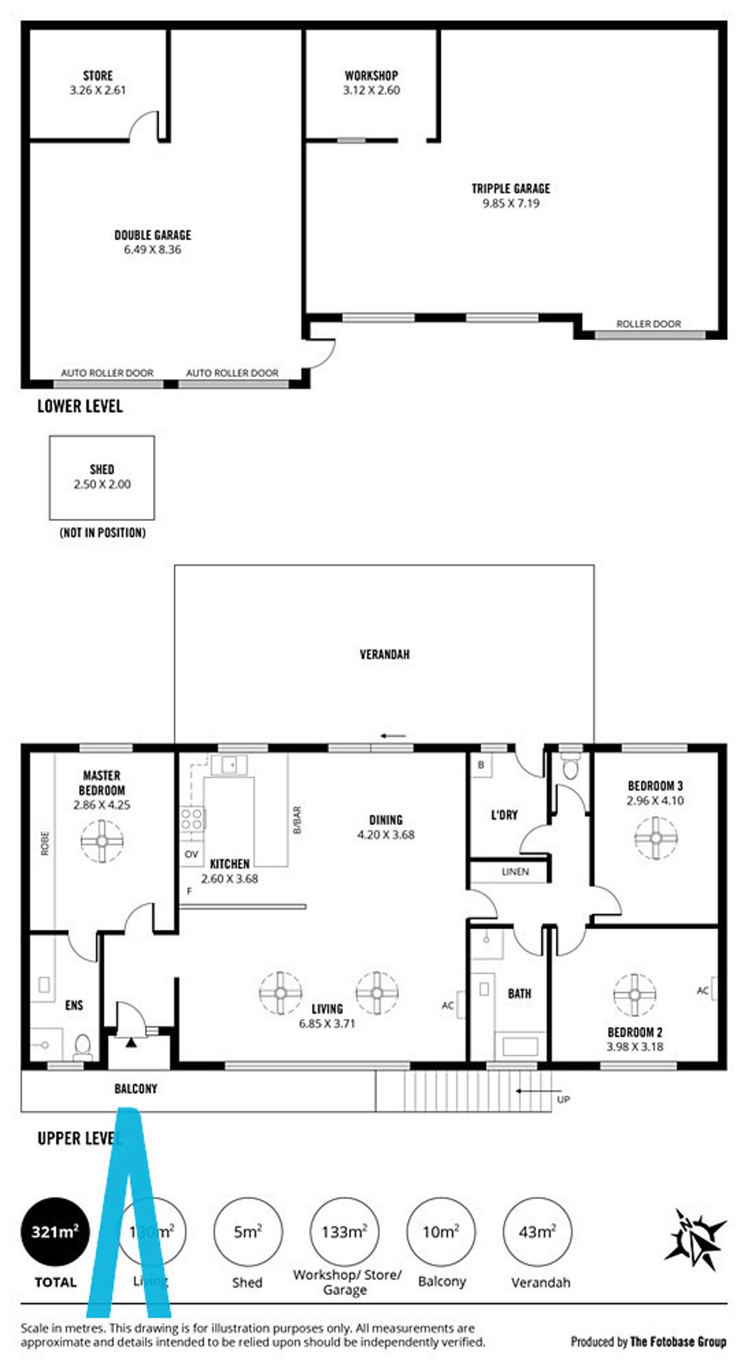 Floorplan of Homely house listing, 6 Brooker Drive, Hillbank SA 5112