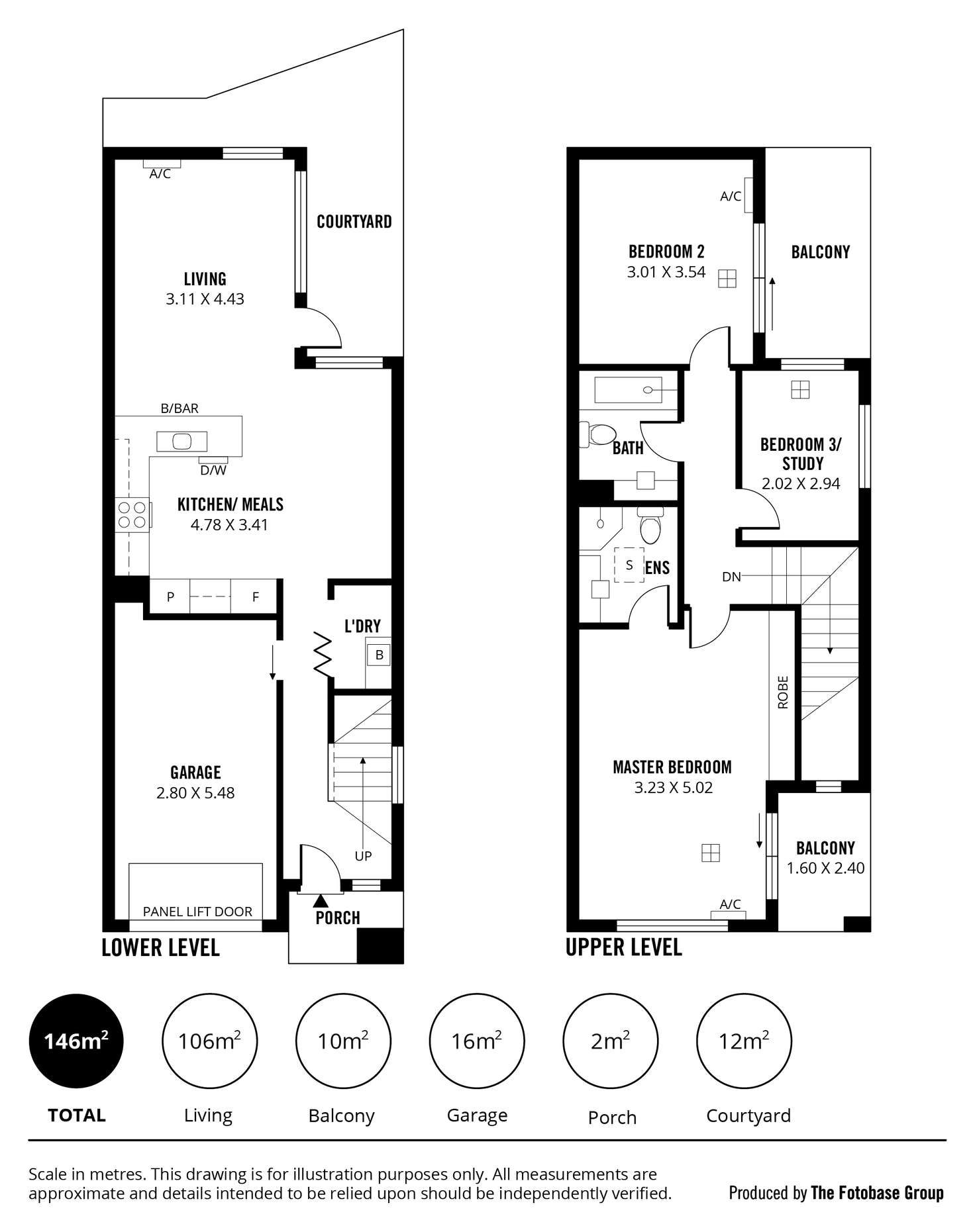 Floorplan of Homely townhouse listing, 2 Sparman Close, Adelaide SA 5000