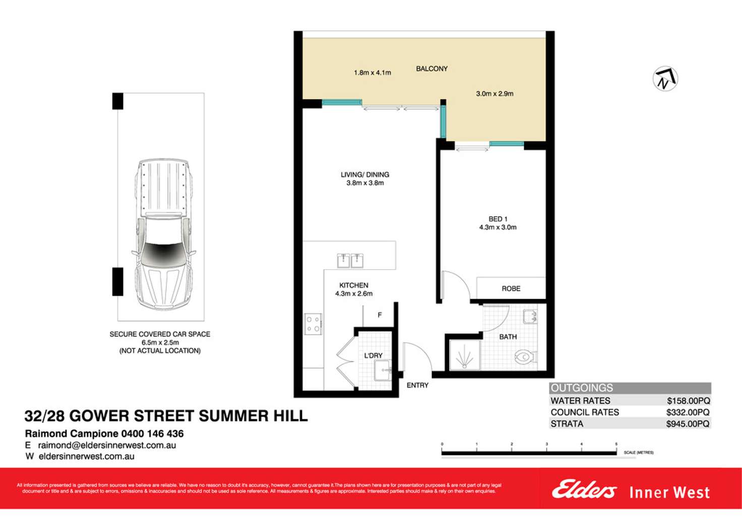 Floorplan of Homely apartment listing, 32/28 Gower Street, Summer Hill NSW 2130