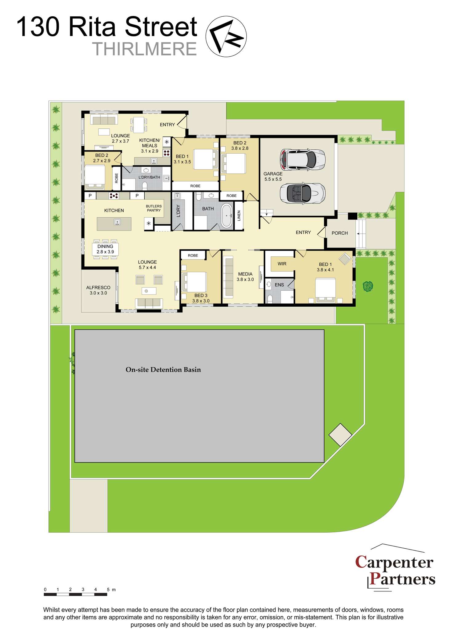 Floorplan of Homely house listing, 130 Rita Street, Thirlmere NSW 2572