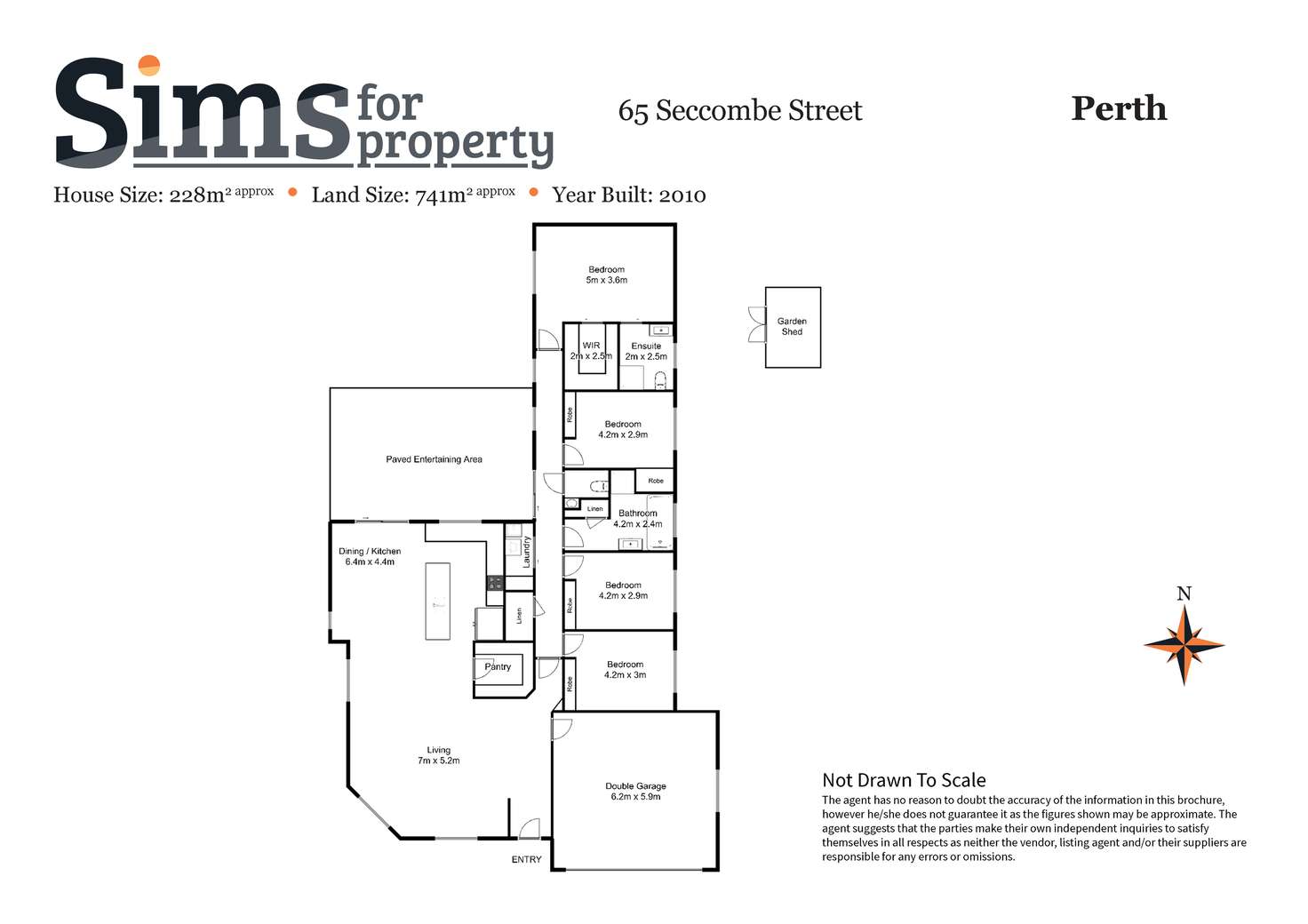 Floorplan of Homely house listing, 65 Seccombe Street, Perth TAS 7300