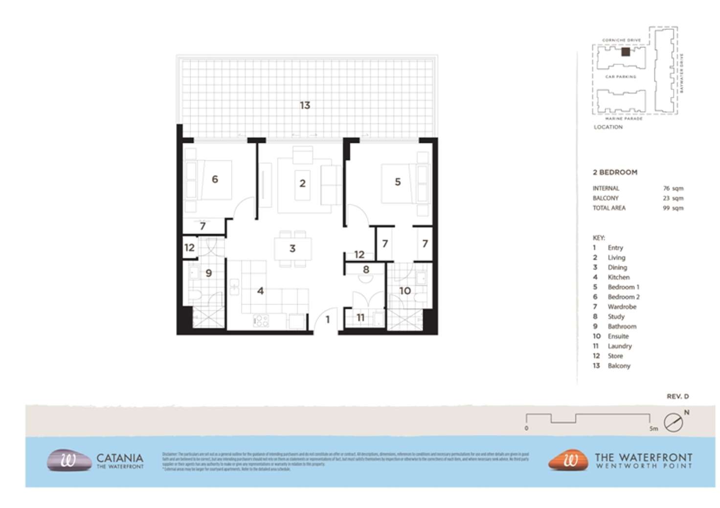 Floorplan of Homely apartment listing, 707/18 Corniche Drive, Wentworth Point NSW 2127