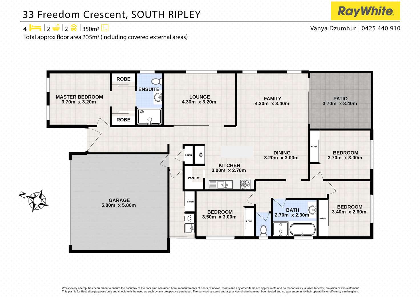 Floorplan of Homely house listing, 33 Freedom Crescent, South Ripley QLD 4306