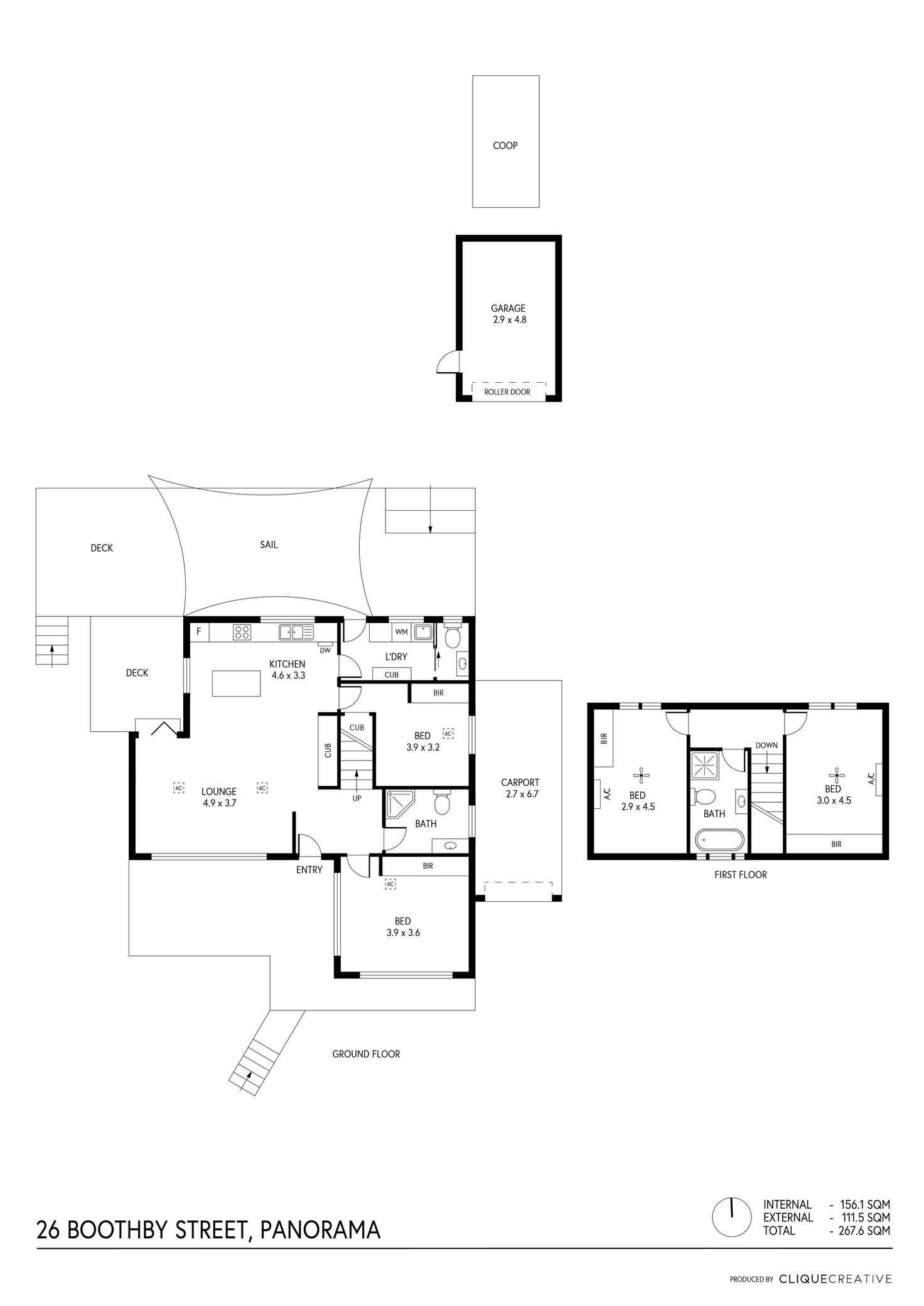 Floorplan of Homely house listing, 26 Boothby Street, Panorama SA 5041