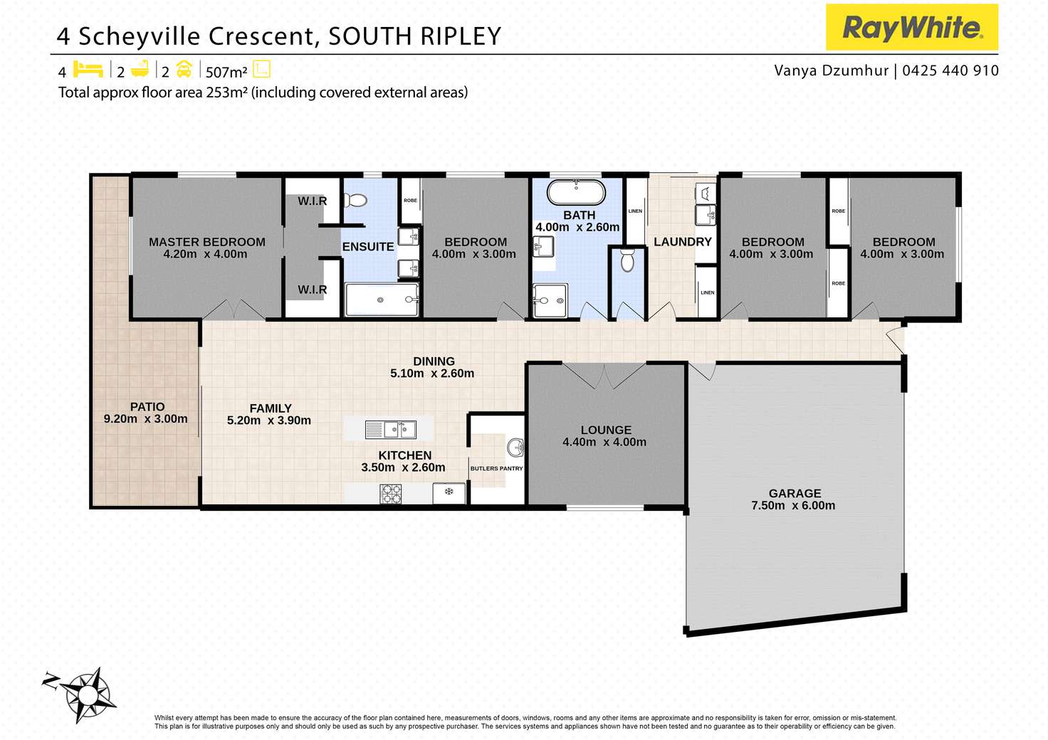Floorplan of Homely house listing, 4 Scheyville Crescent, South Ripley QLD 4306