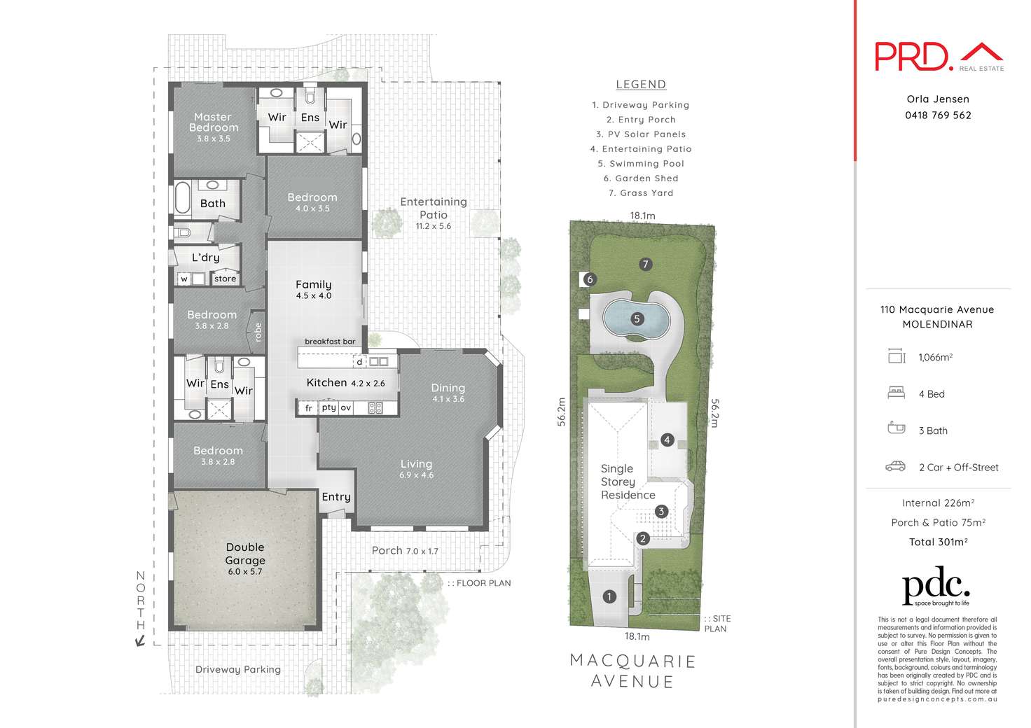 Floorplan of Homely house listing, 110 Macquarie Avenue, Molendinar QLD 4214