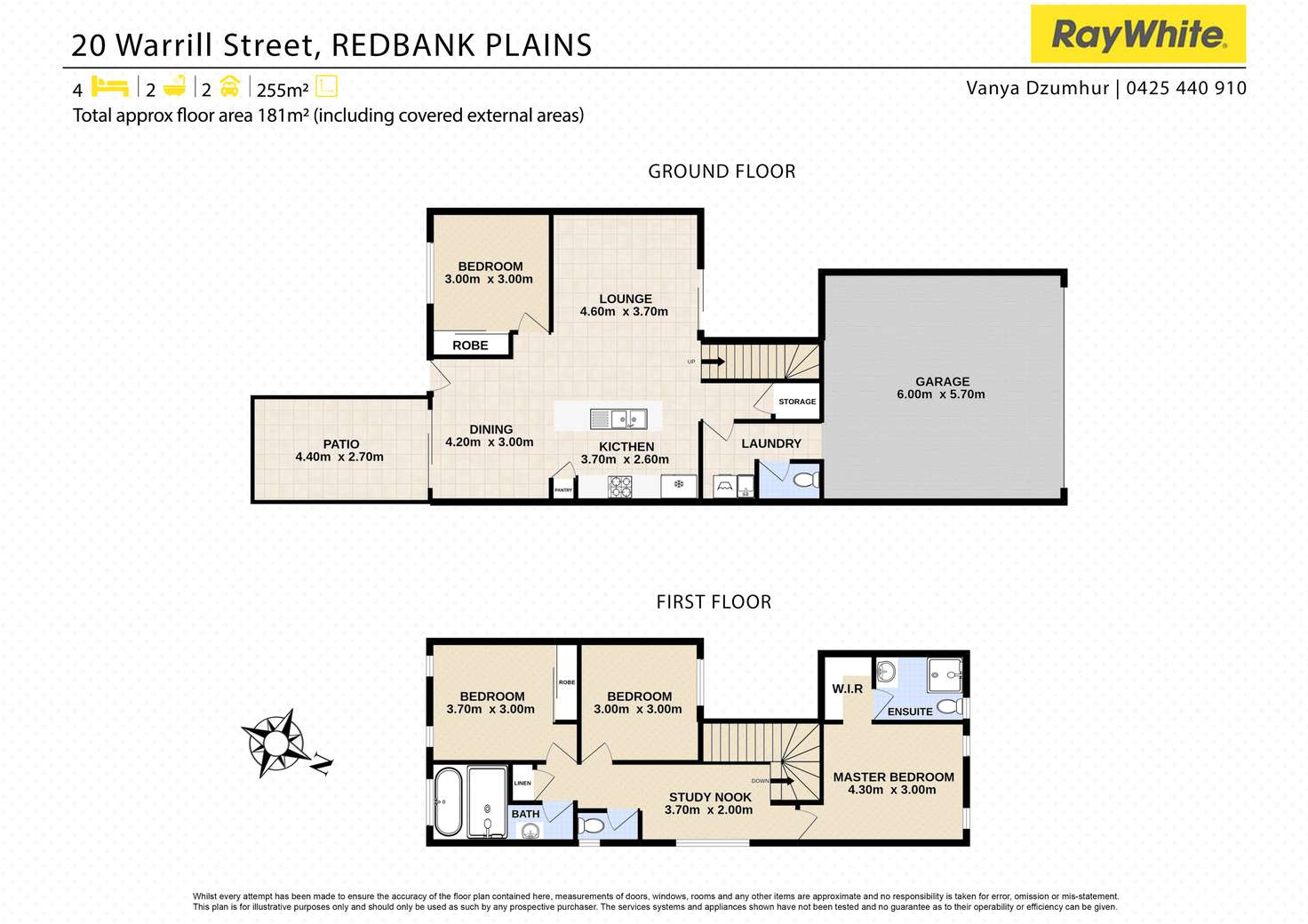 Floorplan of Homely house listing, 20 Warrill Street, Redbank Plains QLD 4301